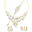 Yaprak Model Altın Takı Setleri St391
