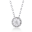 Pırlanta Gümüş Tektaş Kolye