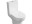 BIJOUX C/C pan cistern and seat (BJX-PAN SEA101D)