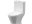 Fresssh Riva Comfort Height Rimless Toilet To Go Set c/w SC Seat